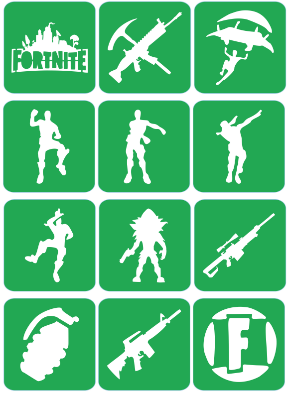 Fortnite - ekspresowe szablony do tatuaży