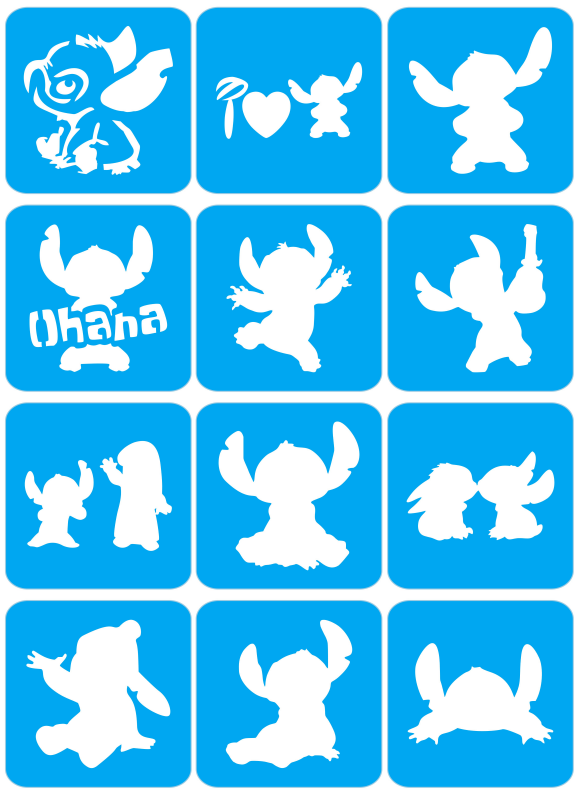 Stitch - ekspresowe szablony do tatuaży