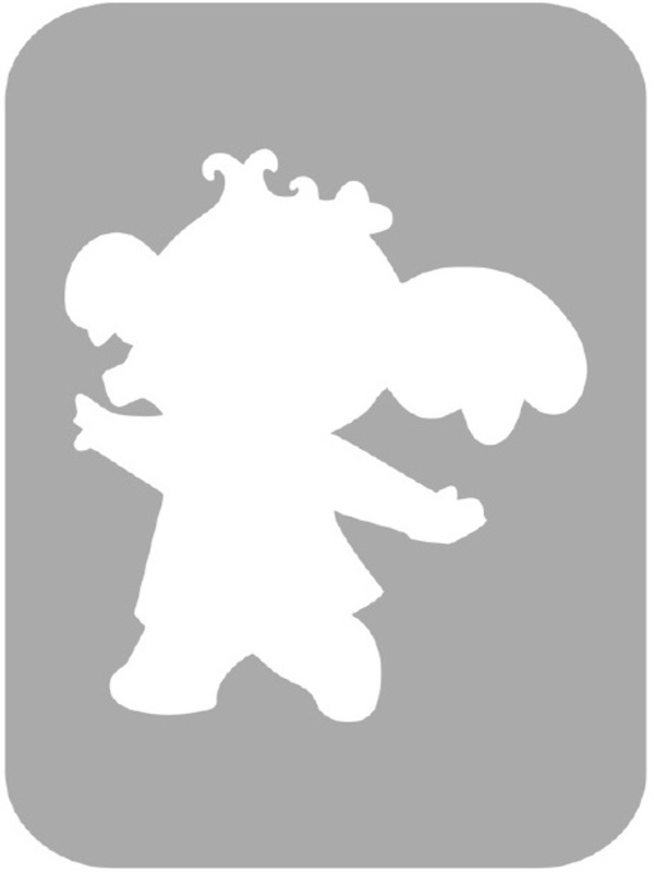 Szablon do tatuażu - bajkowe 1L