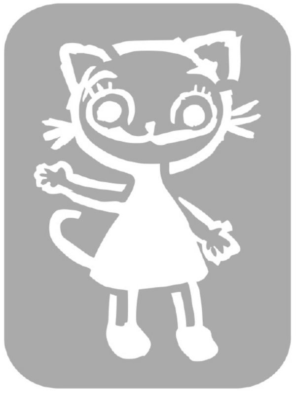 Szablon do tatuażu - bajkowe 1M