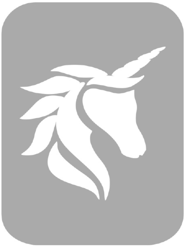 Szablon do tatuażu - Jednorożce 19I