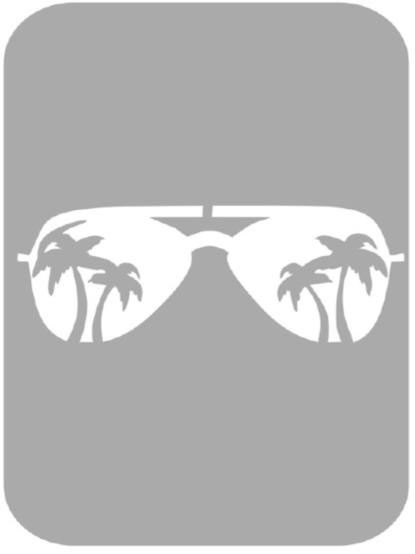 Szablon do tatuażu - Lato, wakacje 26H