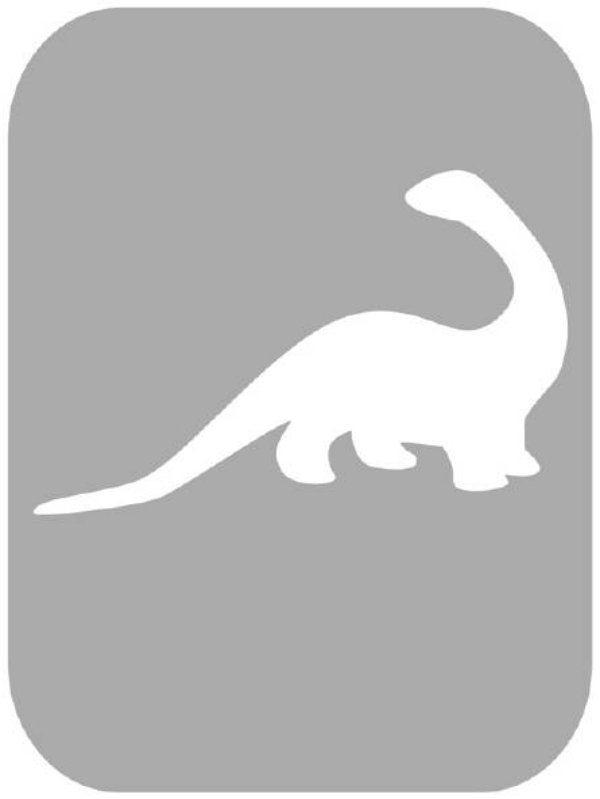 Szablon do tatuażu - Dinozaury 10O