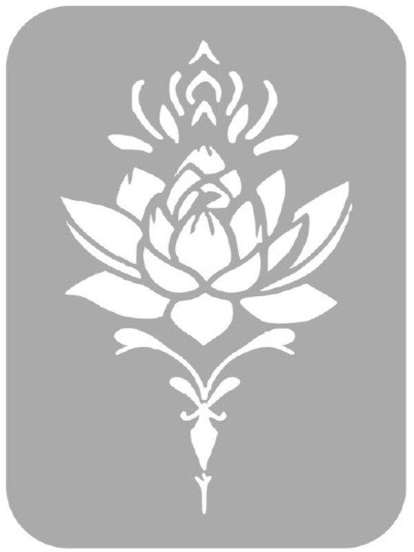 Szablon do tatuażu - Kwiaty 13P