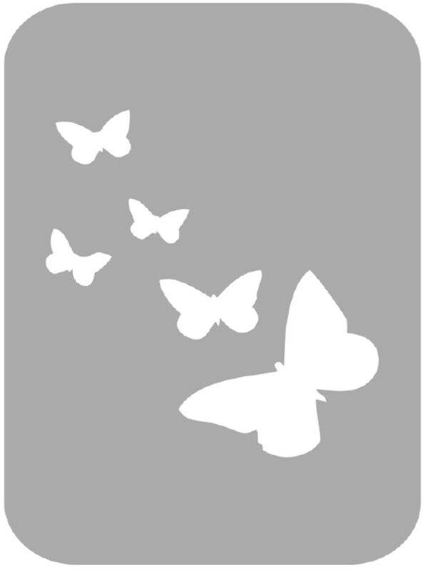 Szablon do tatuażu - Motyle 14B