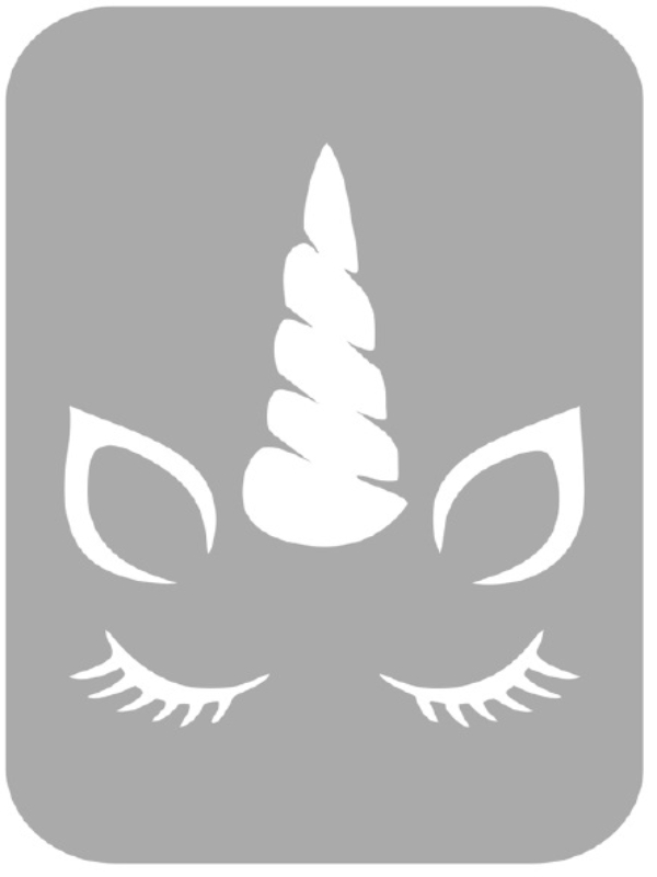 Szablon do tatuażu - Jednorożce 19D