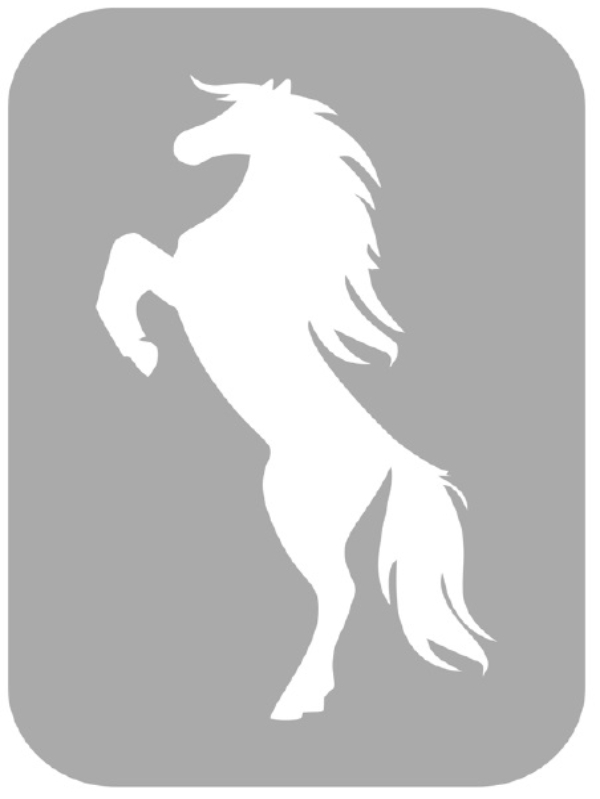 Szablon do tatuażu - Konie 20E