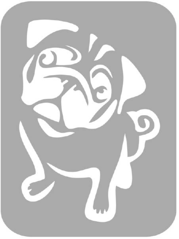 Szablon do tatuażu - Psy 11F