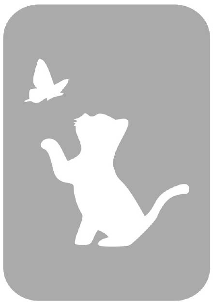 Szablon do tatuażu - Koty 12G