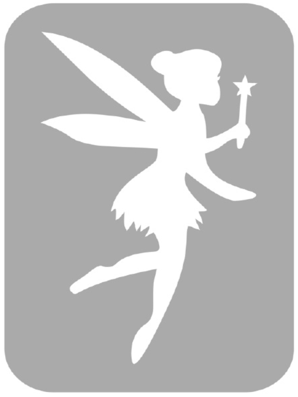 Szablon do tatuażu - wróżka 7F