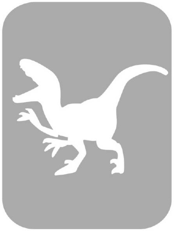 Szablon do tatuażu - Dinozaury 10J
