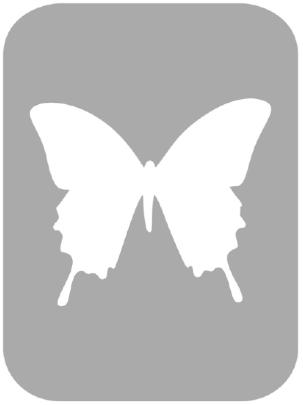 Szablon do tatuażu - Motyle 14J