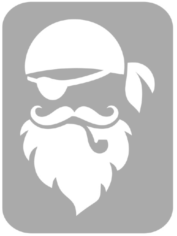 Szablon do tatuażu - Piraci 24A