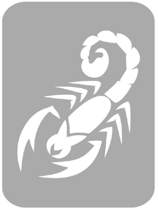 Szablon do tatuażu - Skorpiony 30M