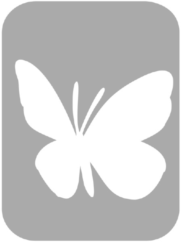 Szablon do tatuażu - Motyle 14H