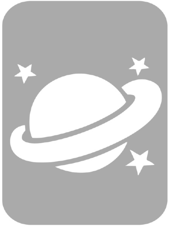 Szablon do tatuażu - Kosmos 21I