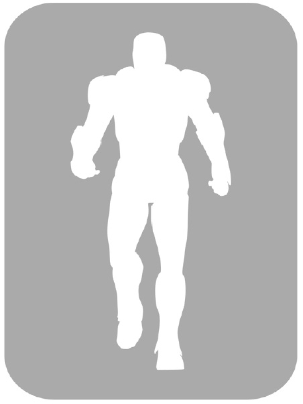 Szablon do tatuażu - Superbohaterowie 27P