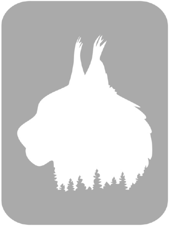 Szablon do tatuażu - Dzikie zwierzęta 29O