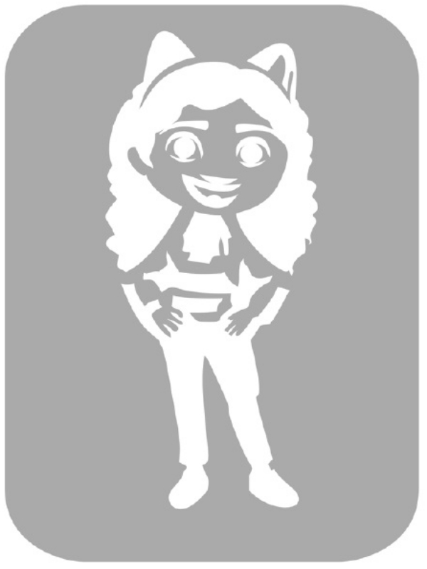 Szablon do tatuażu - bajkowe 41A