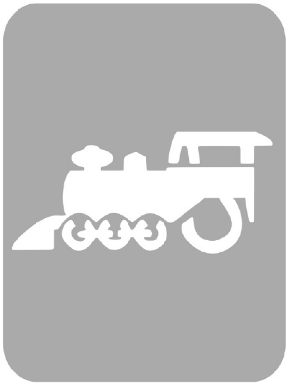 Szablon do tatuażu - Pociągi 40E