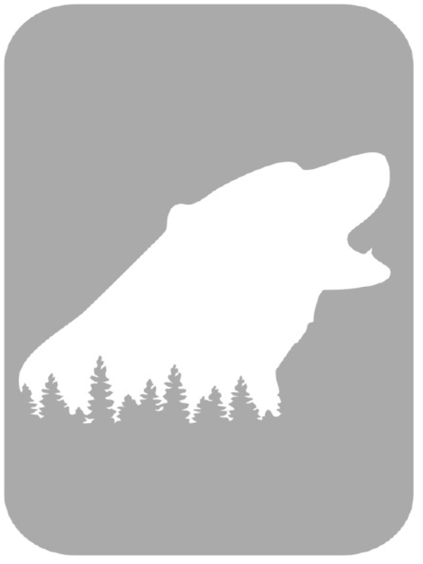 Szablon do tatuażu - Dzikie zwierzęta 29G