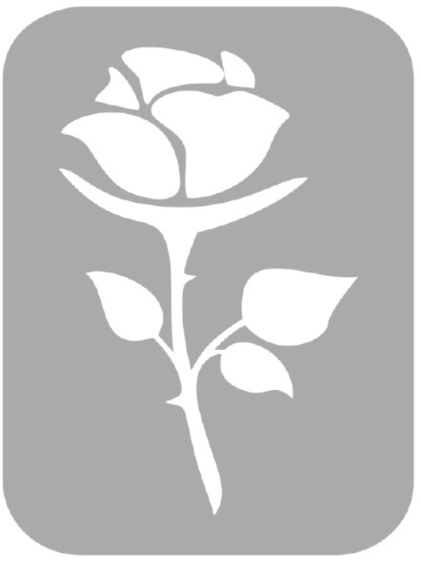 Szablon do tatuażu - Kwiaty 13N