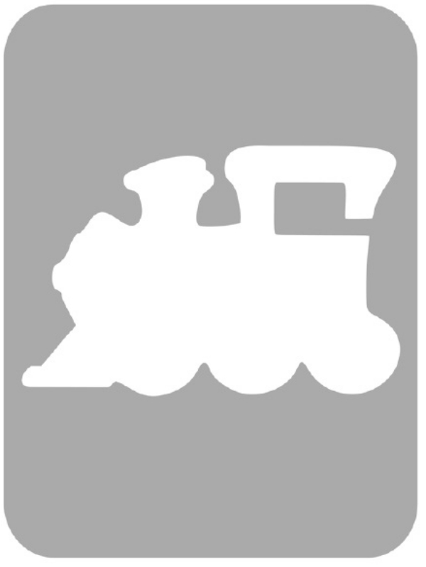 Szablon do tatuażu - Pociągi 40N