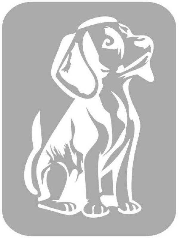 Szablon do tatuażu - Psy 11A