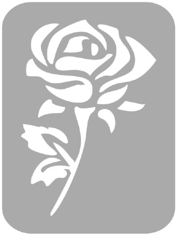 Szablon do tatuażu - Kwiaty 13M