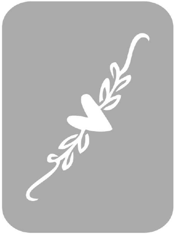 Szablon do tatuażu - Serca 46O