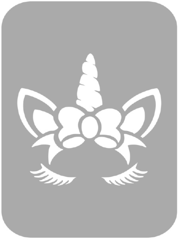 Szablon do tatuażu - Jednorożce 19E