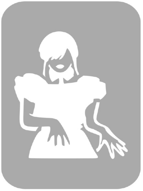 Szablon do tatuażu - Wednesday 33B