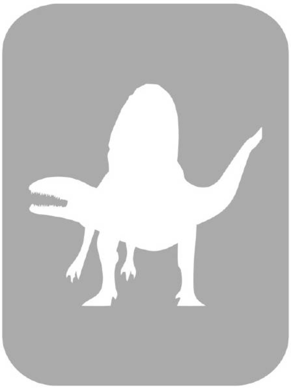 Szablon do tatuażu - Dinozaury 10K