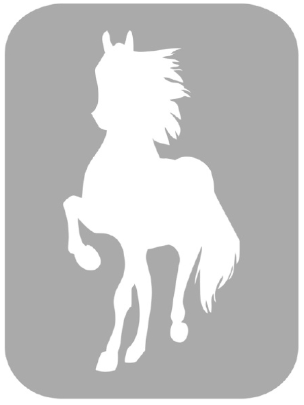 Szablon do tatuażu - Konie 20F