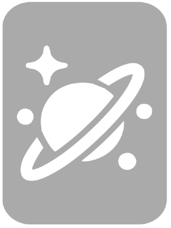 Szablon do tatuażu - Kosmos 21K