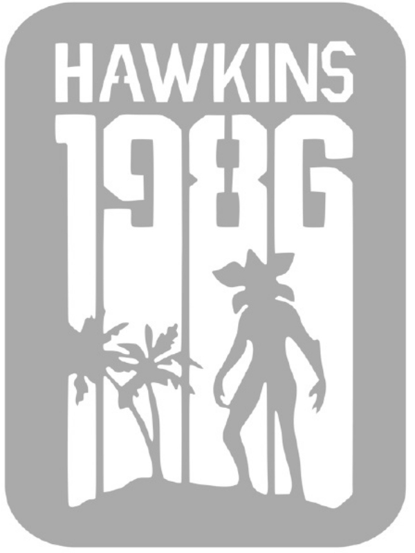 Szablon do tatuażu - Stranger Things 35C