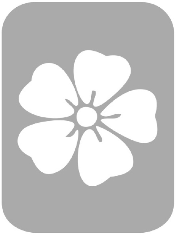 Szablon do tatuażu - Kwiaty 13L