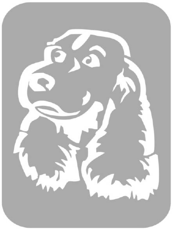 Szablon do tatuażu - Psy 11C