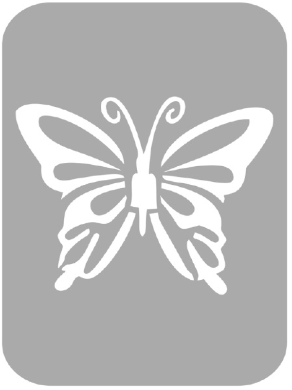 Szablon do tatuażu - Motyle 14L
