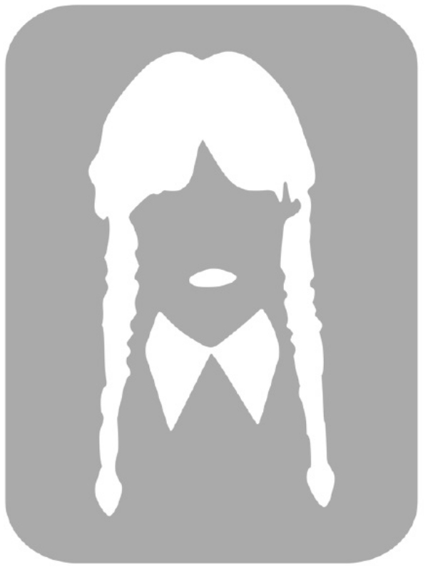 Szablon do tatuażu - Wednesday 33G