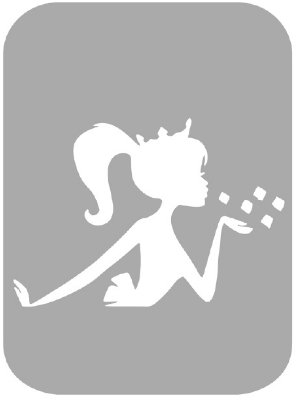 Szablon do tatuażu - Barbie 36L