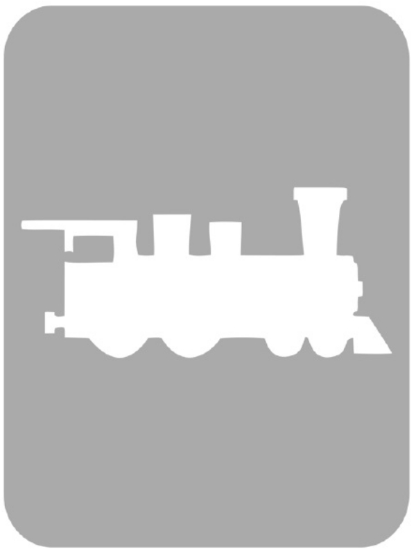 Szablon do tatuażu - Pociągi 40O