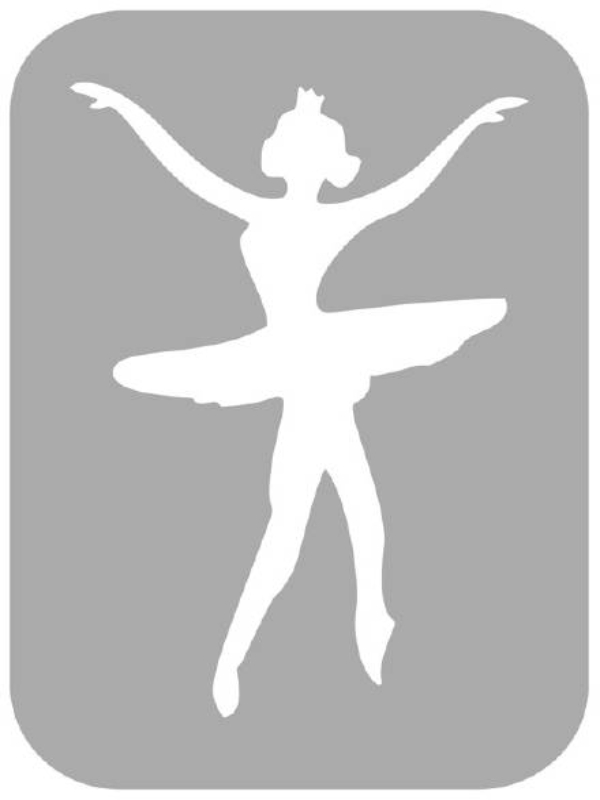 Szablon do tatuażu - Baletnica 9A