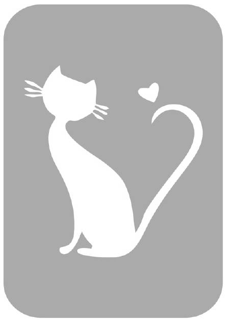 Szablon do tatuażu - Koty 12F