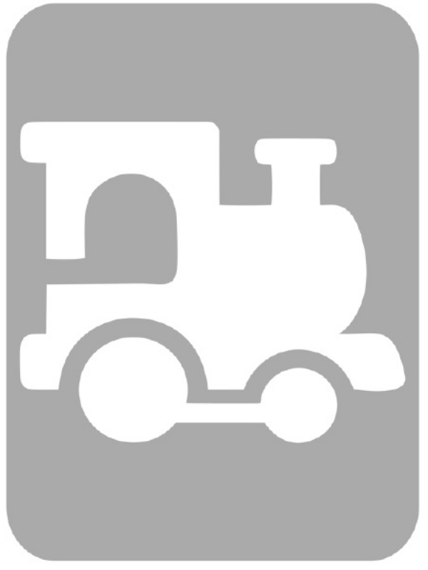 Szablon do tatuażu - Pociągi 40J