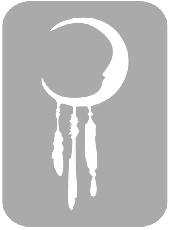 Szablon do tatuażu - Piórka 18J