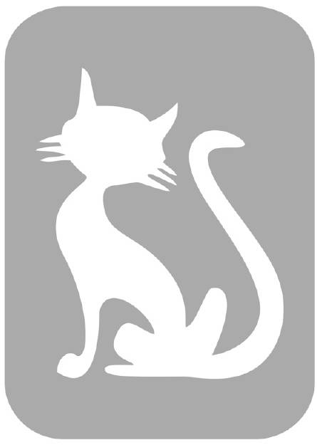 Szablon do tatuażu - Koty 12L