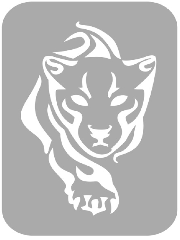 Szablon do tatuażu - Tygrysy 22I