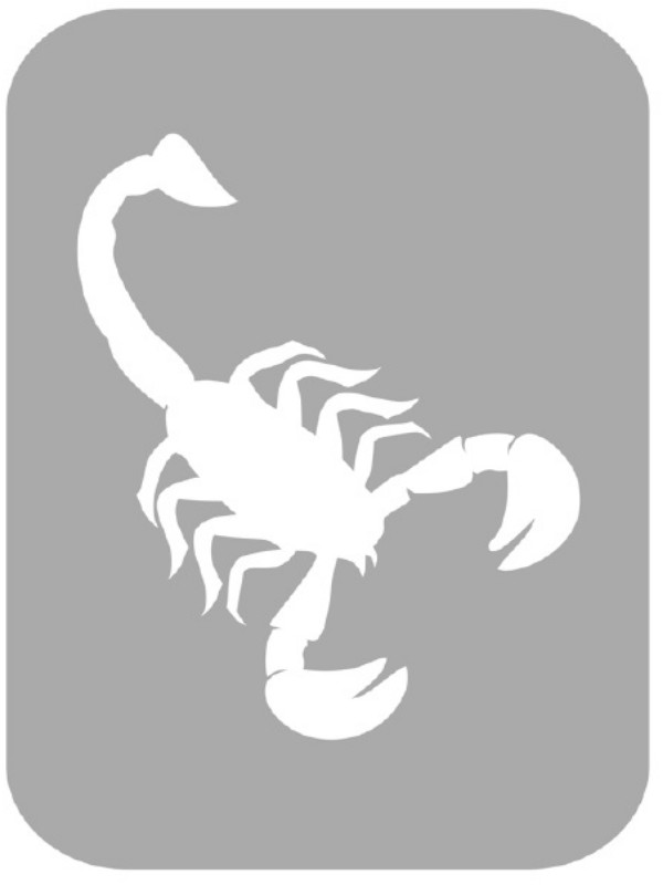 Szablon do tatuażu - Skorpiony 30P