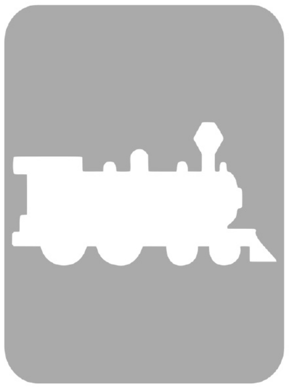 Szablon do tatuażu - Pociągi 40L